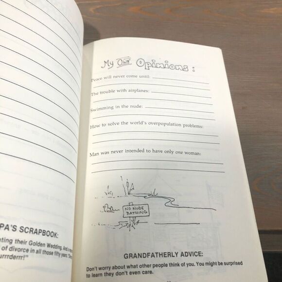 Grandpa Was Quite a Boy Fill in Journal You Have to read these! New - Picture 3 of 8